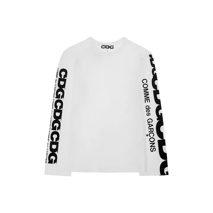 CDG T Shirts Unisex White-0
