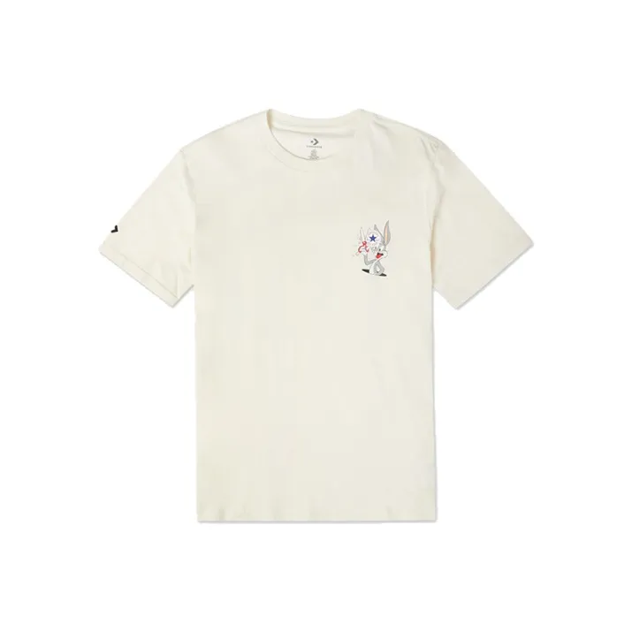 Converse x Bugs Bunny , T Shirt Men's Milk White-0