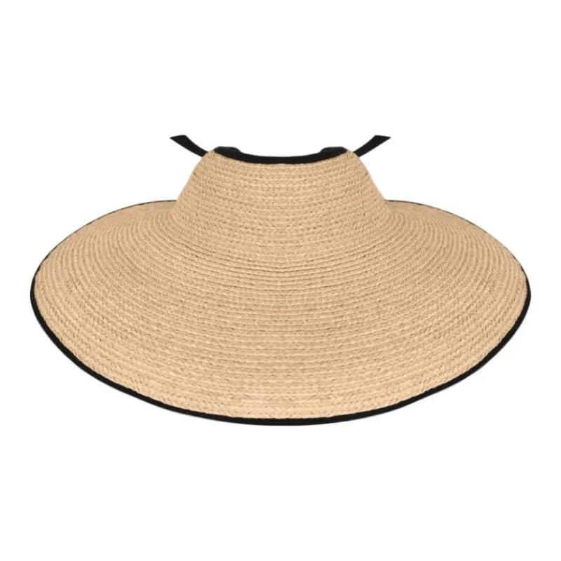 HELEN KAMINSKI Raphia Sun Protection Hats Unisex Beige-1