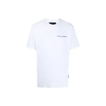 PHILIPP PLEIN Flocked Logo print T shirt