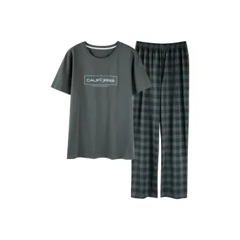 MADALLO Pajama Set Men's Peacock Green