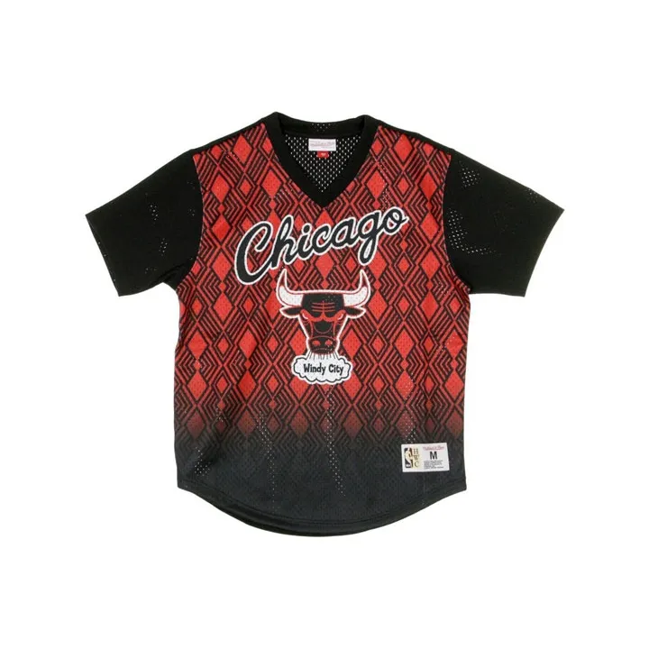 Mitchell Ness T-Shirts Men Red-0