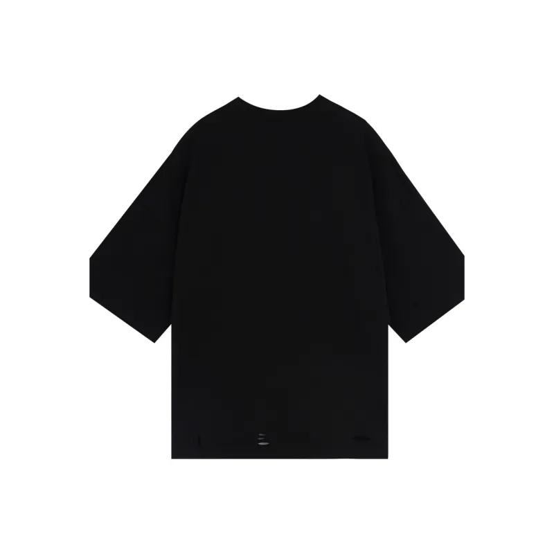 LUJIAMEN T Shirts Unisex Black-1