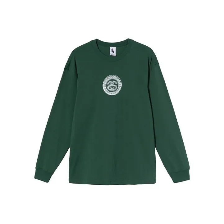 Nike X Stussy X Nike Co branded Series T Shirts Unisex Green-0