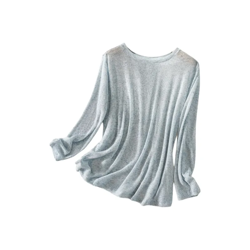 IHIMI T Shirts Women's Blue-2