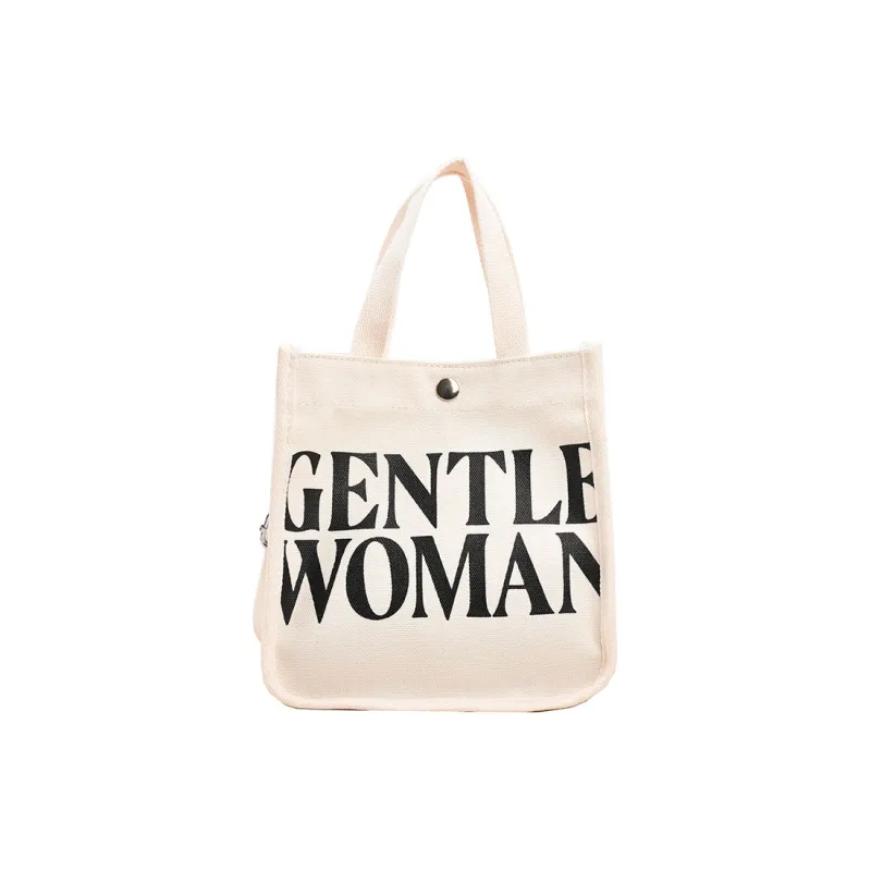 NOMK Canvas Handbag, Crossbody Bag Women's Black/Khaki/Green/Rose/White Letter/Black Letter-14
