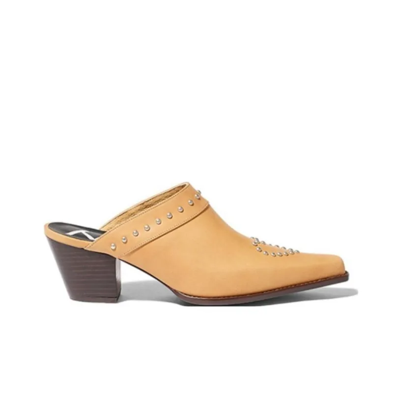 Open Yy Closed Toe Slippers Women's Beige-1