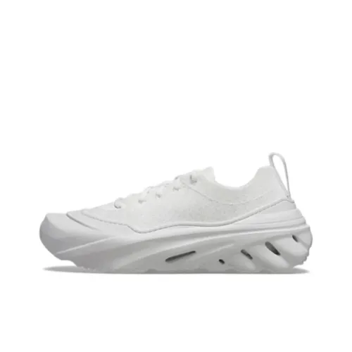 Crocs Wear Resistant Low Top Casual Shoes Unisex White