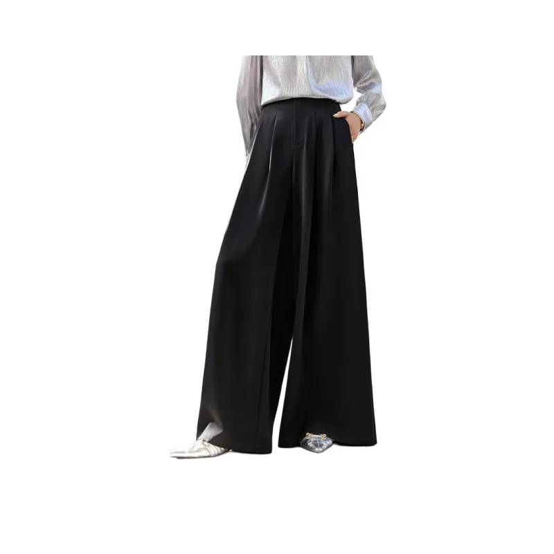 OUNIXUE Casual Pants Women's Black-1