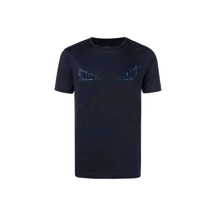 FENDI T-Shirts Men Dark Blue-0