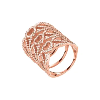 Folli Follie Stainless Steel Rings Women's Rose Gold