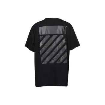 OFF WHITE Rubber Diagonals Oversized T Shirt