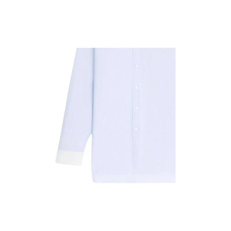 CELINE Striped Oversized Shirt-4