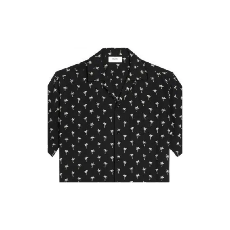 CELINE Hawaiian Shirt In Printed Viscose-4