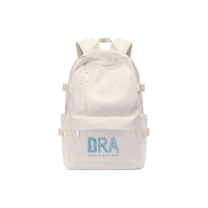 TURN UP NOT FOR US Polyester Backpack Unisex Beige-32