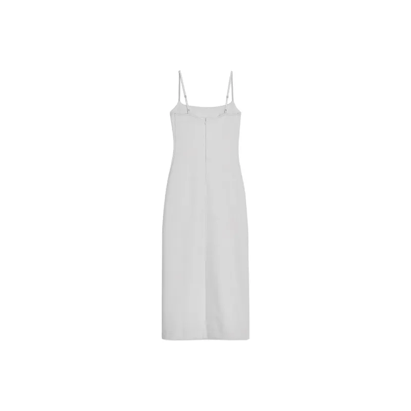 ZARA Slip Dress Women's Ice White-1