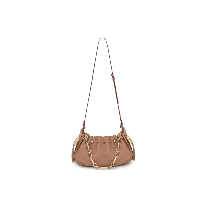 Zimmermann Cow Leather Shoulder Bag Women's Light Brown-2
