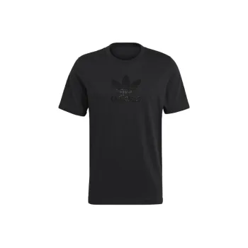 Adidas Originals Rhinestone T-Shirts Men Black