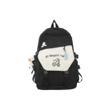 Black+Flying Duck Charm+Badge