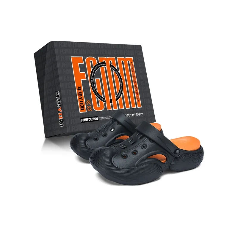 FCMM Cut Out Closed Toe Slippers Men's-12