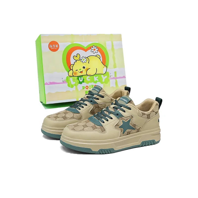 Budding Bear Abrasion Resistant Lightweight Slip Resistant Low Top Skateboard Shoes Men's-8