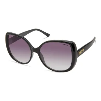 KENNETH COLE Resin Butterfly Sunglasses Women's Black