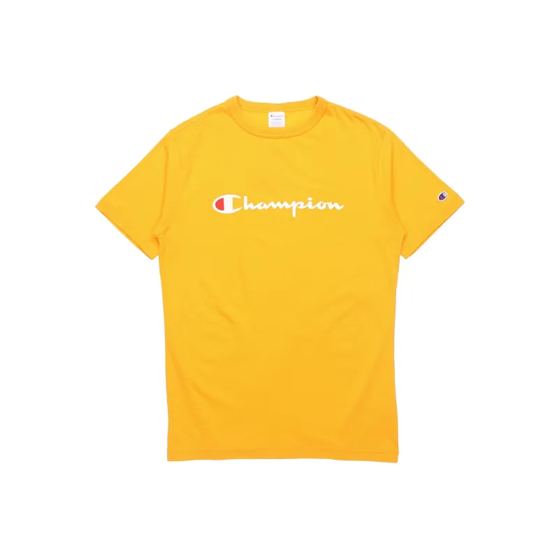 Champion Logo Print Crew Neck T shirt-0