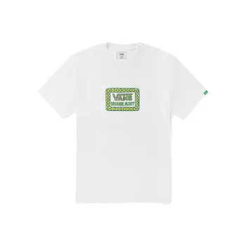 Vans Drop Shoulder Sleeve T-Shirt Men's White