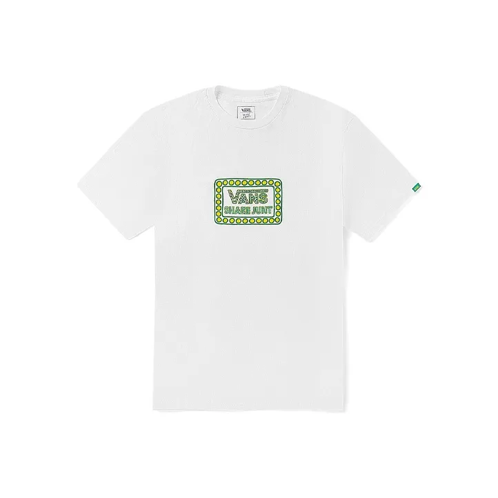 Vans Drop Shoulder Sleeve T-Shirt Men's White-0