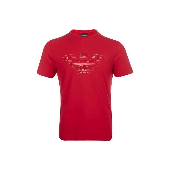 EMPORIO ARMANI T Shirts Men Red-0