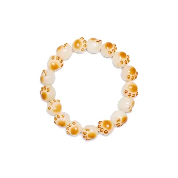 Blooming Petals White Jade Bodhi Bracelets Unisex