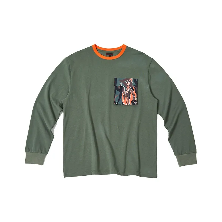CLOT T Shirts Men Olive Green-0