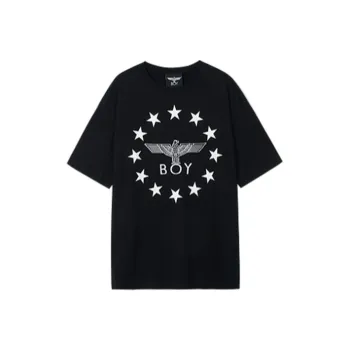 Boy London Straight T Shirt Unisex Black