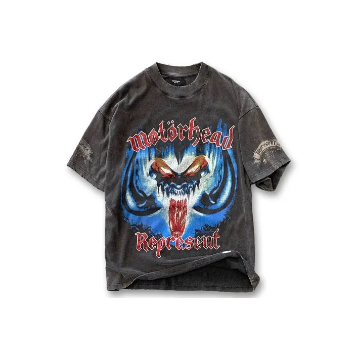 REPRESENT T-Shirts Men Vintage Gray-0
