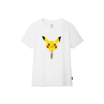 UNIQLO x Pokemon Regular T Shirt Women's White