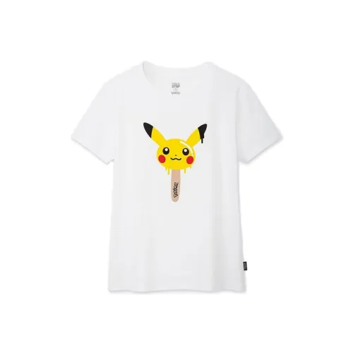 UNIQLO x Pokemon Regular T Shirt Women's White