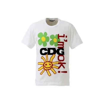 Cactus Plant Flea Market X CDG T Shirts Unisex White