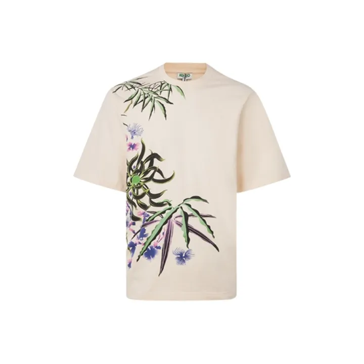KENZO T Shirts Men Beige Yellow-0