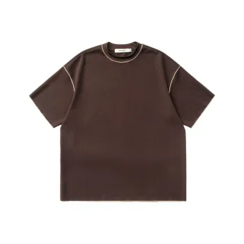 OPICLOTH SS22 Straight T-Shirt Unisex Coffee