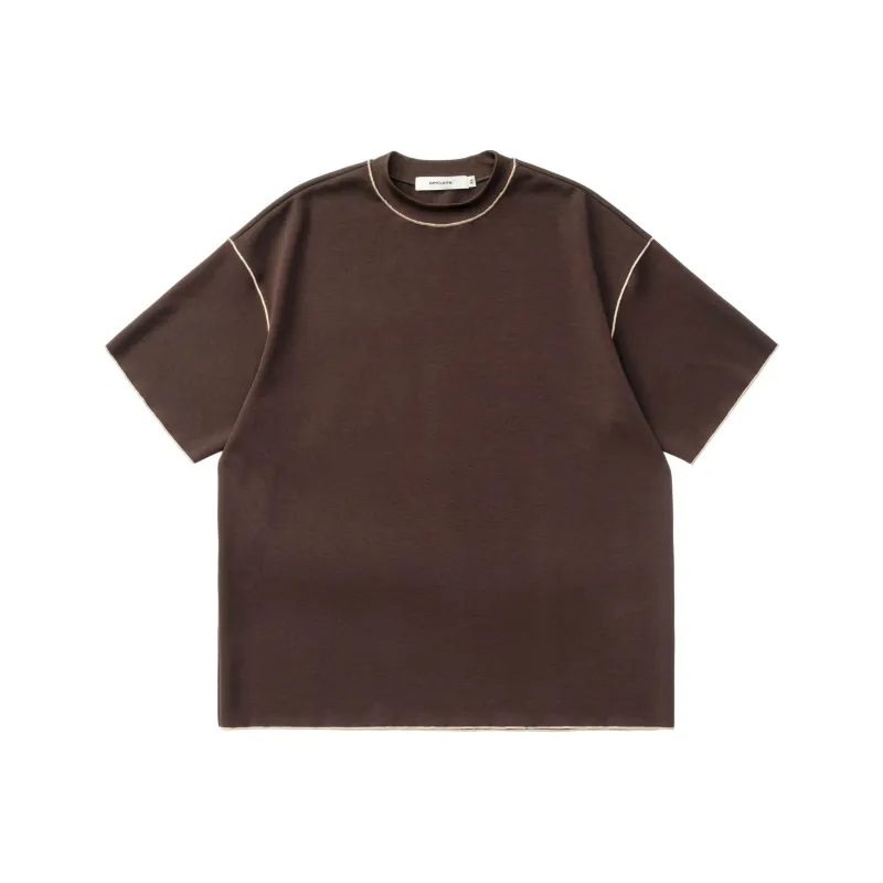 OPICLOTH SS22 Straight T-Shirt Unisex Coffee-0