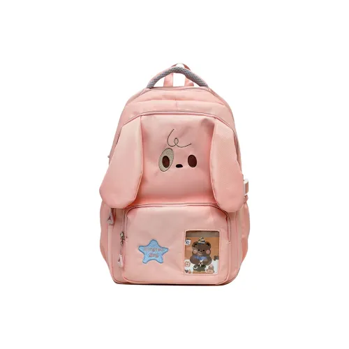 Alcohol Dragon Nylon Backpack Regular Unisex Pink/Black/Yellow/Blue