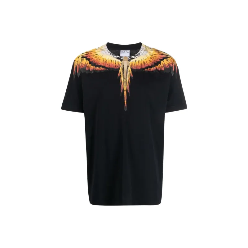 Marcelo Burlon Crewneck Short Sleeved T Shirt-0