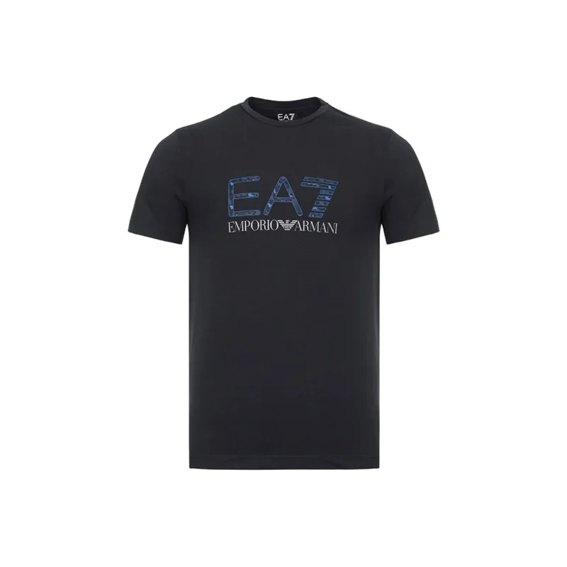 EMPORIO ARMANI T Shirts Men Night Blue-0