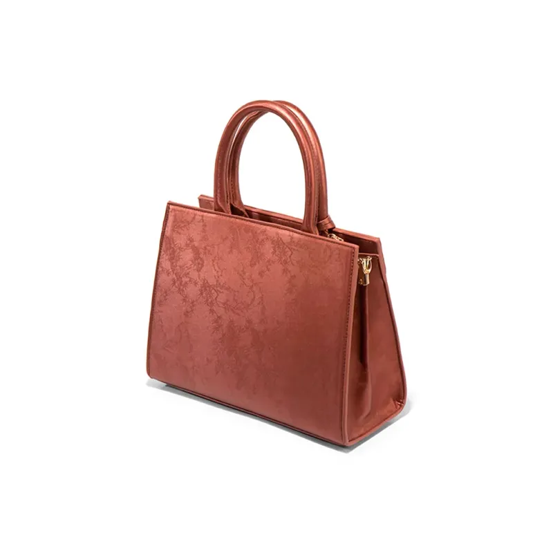 CLEVER& KETCH PU Shoulder Bag Crossbody Bag Handbag Women's Chinese Style Red-3