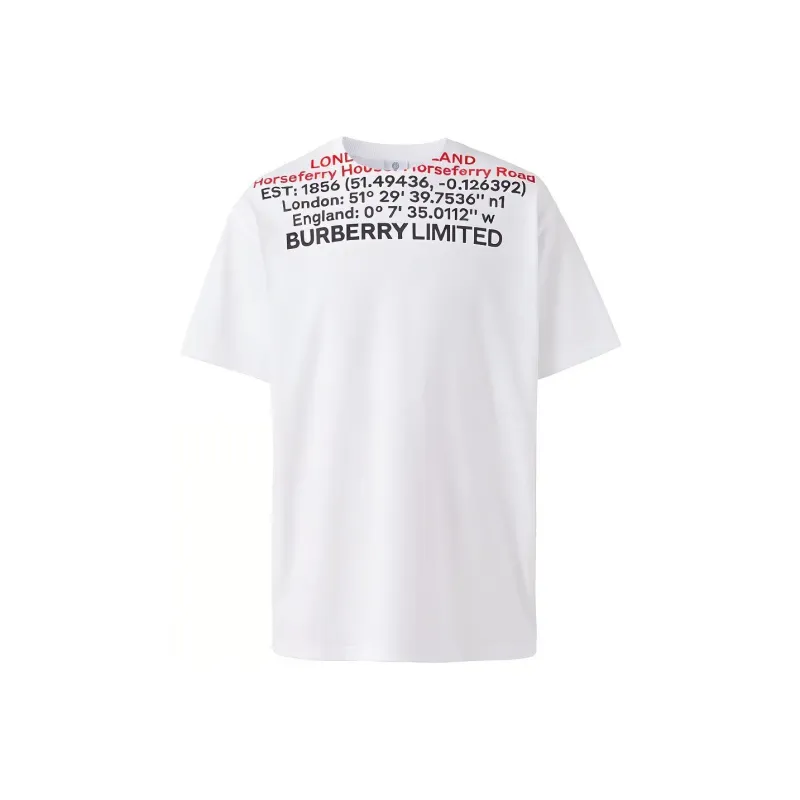 Burberry Short Sleeve Design T Shirt-0