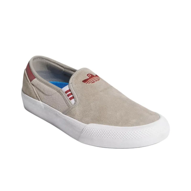 Adidas Shmoofoil Slip On Putty Beige Preloved Ruby Beige-2