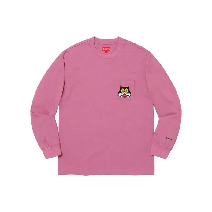 Supreme Cat L/S Pocket Tee-0