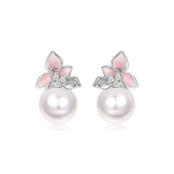 CENTURY&KINDLE S925 Silver Stud Earrings Women's