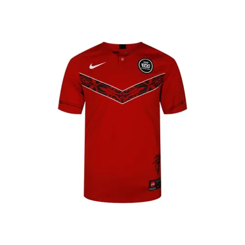 Nike x Lpl T Shirt Men's Gym Red