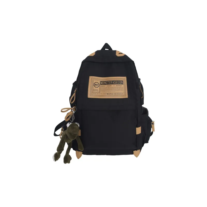 Travel Oxford Backpack Unisex Black/Red/Khaki/Blue-0